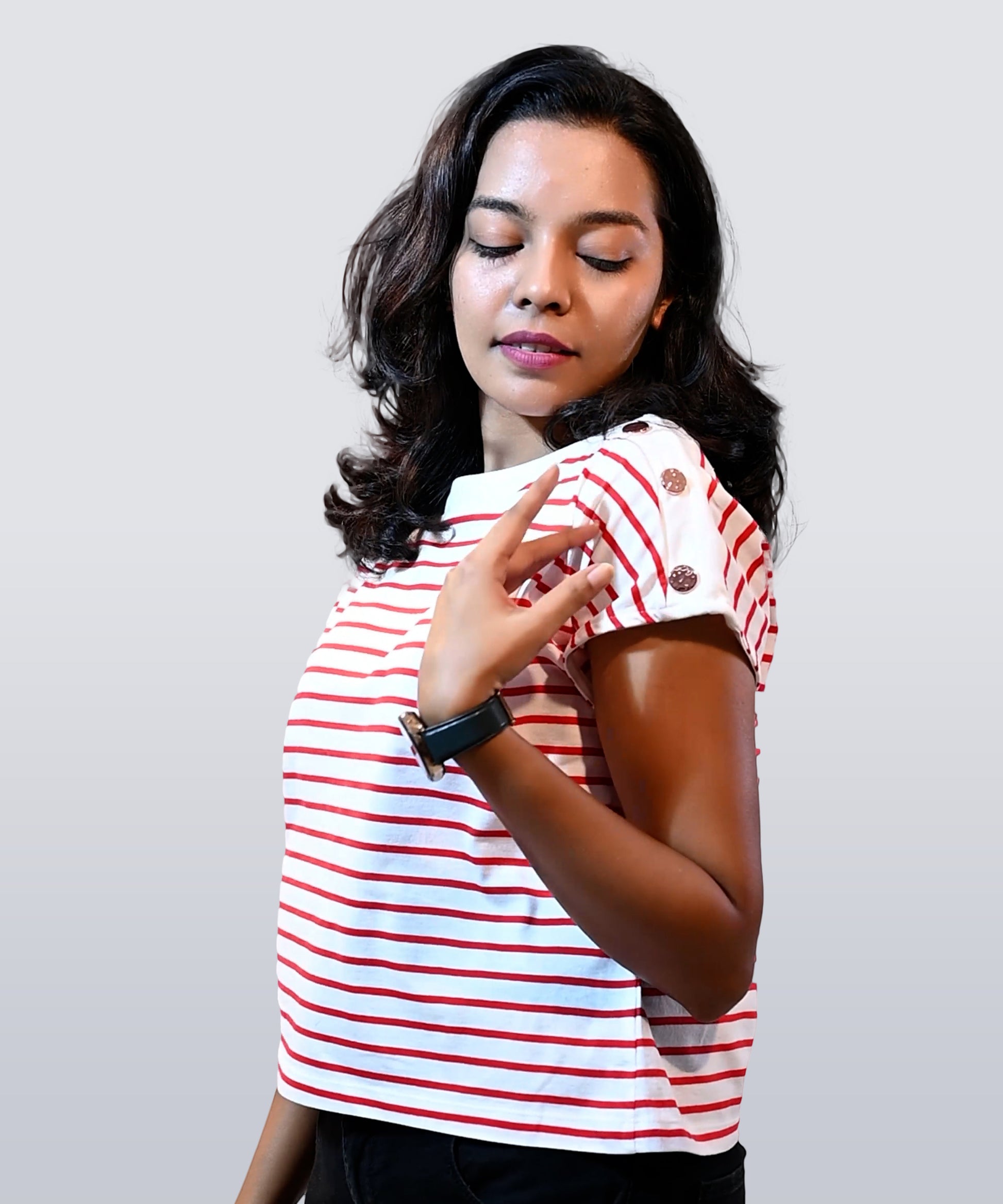 J&JP Women’s Striped T-Shirt – Casual Cotton Top