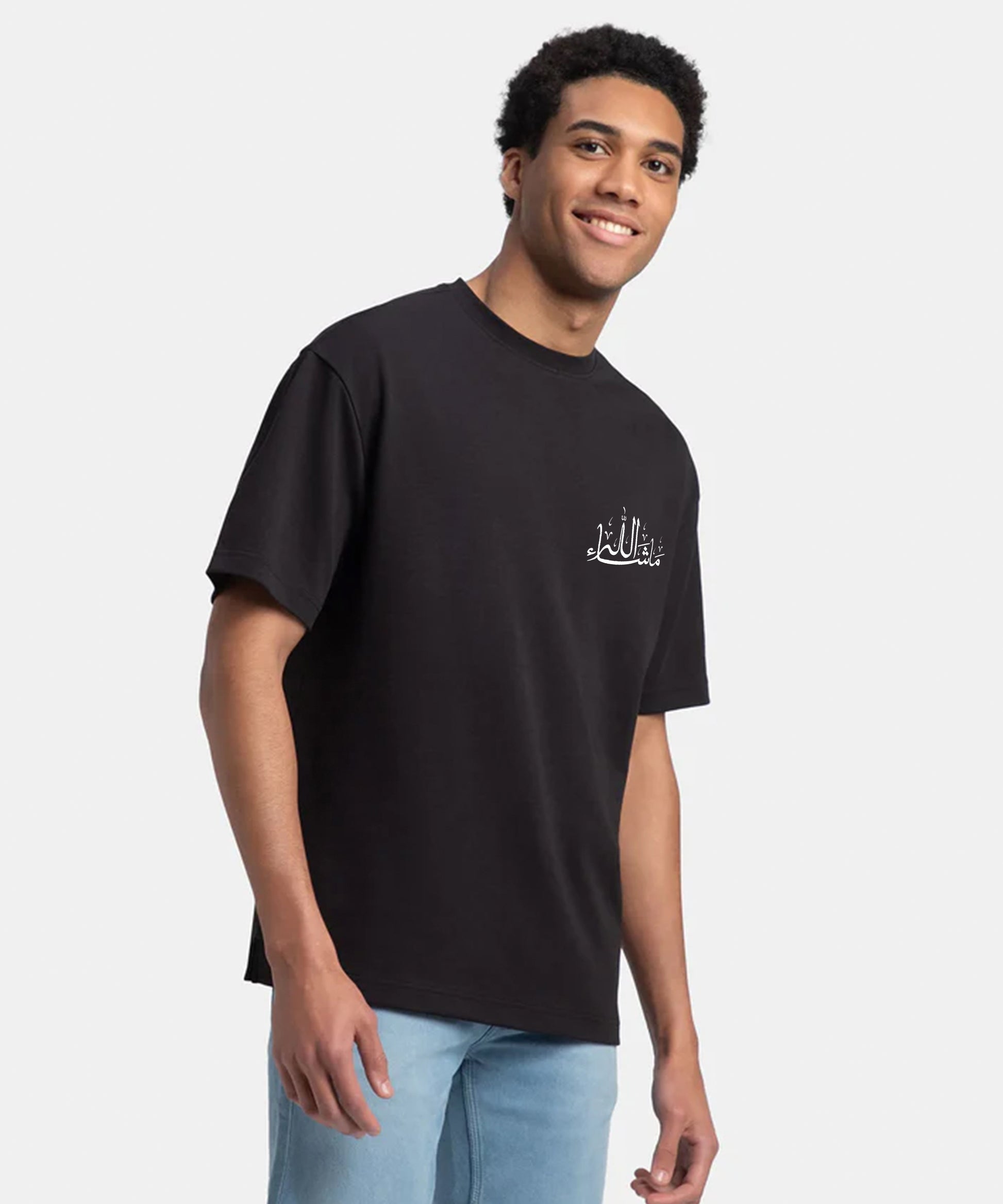 Men Ramzan T-Shirt- Black