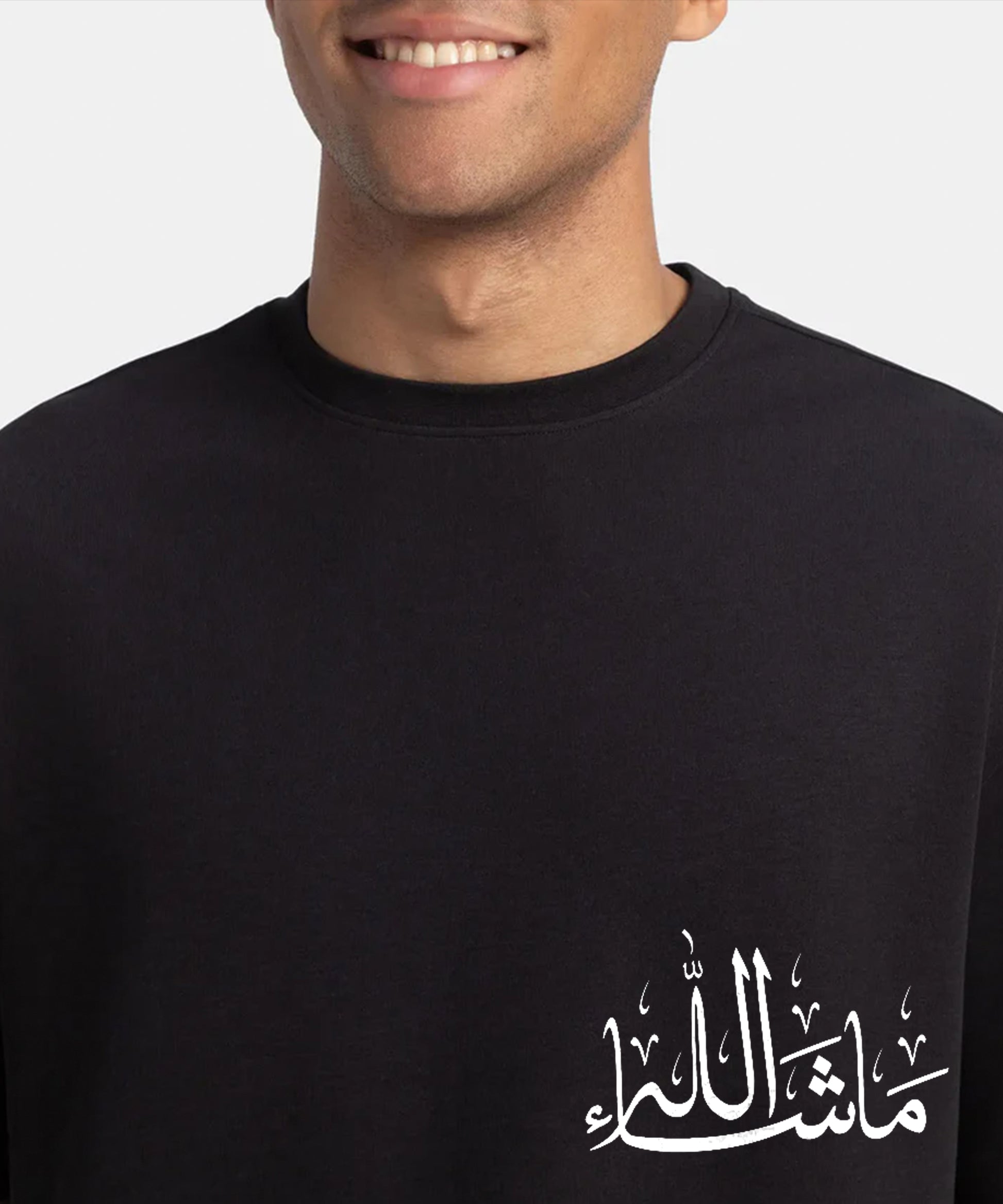 Men Ramzan T-Shirt- Black
