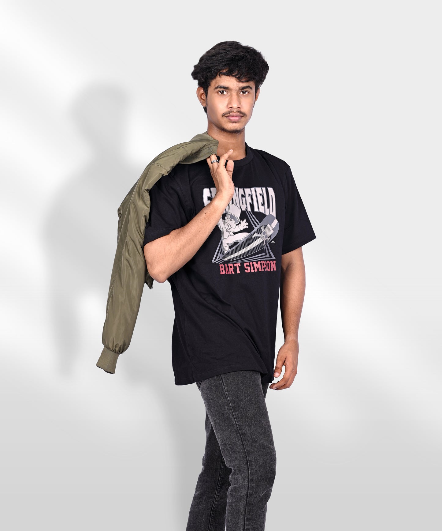 J&JP Mens Springfield Printed Tshirt