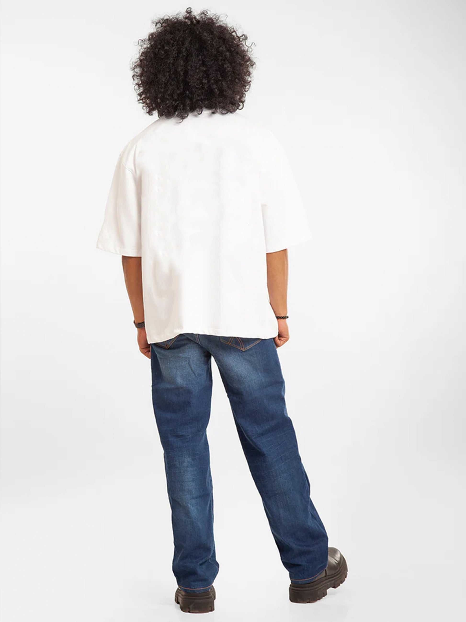 J&JP Mens oversized Puff Printed Tshirt