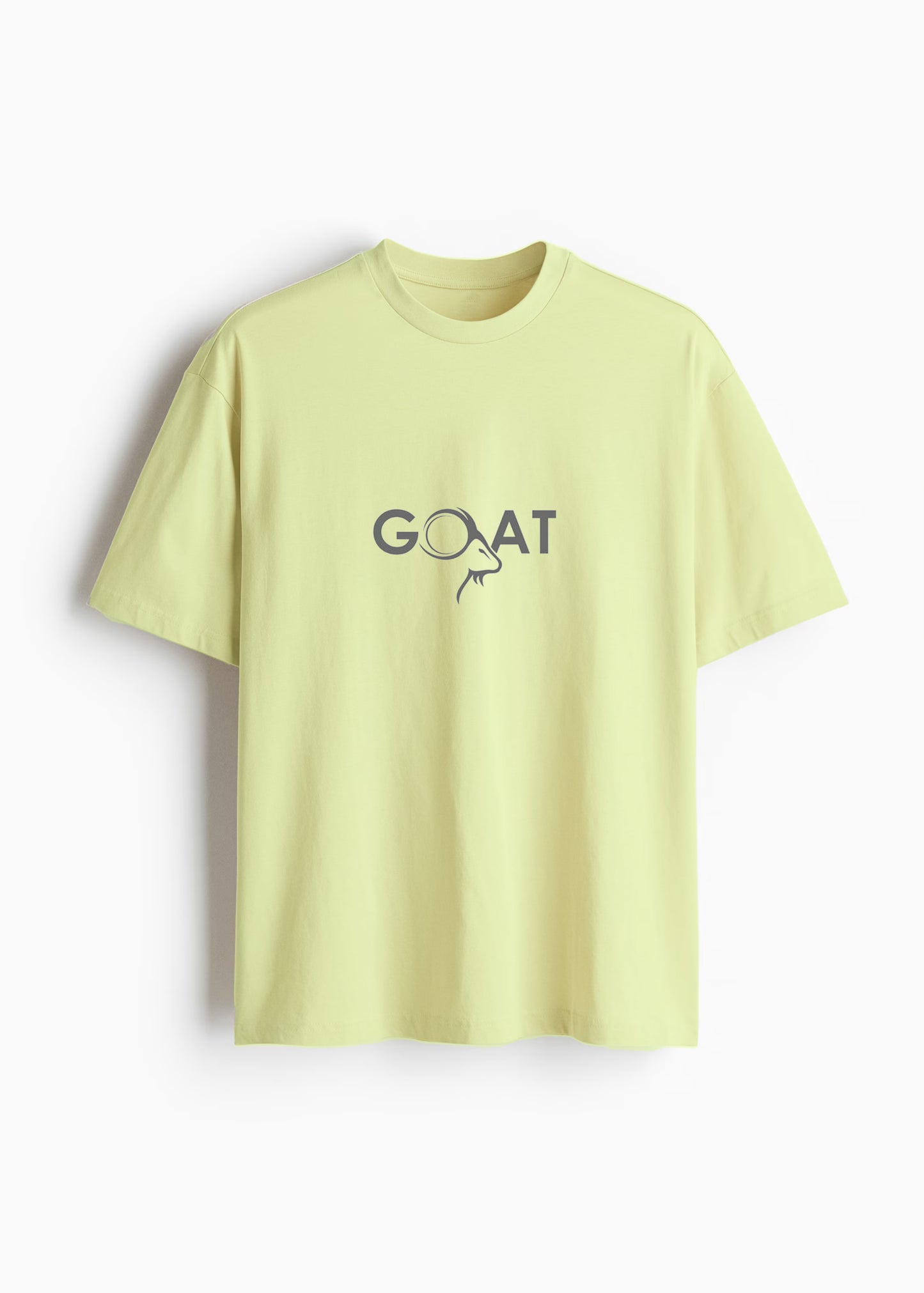 Joker T-Shirt for Men – GOAT Series Iconic Back Graphic Printed Lemon Yellow Tee