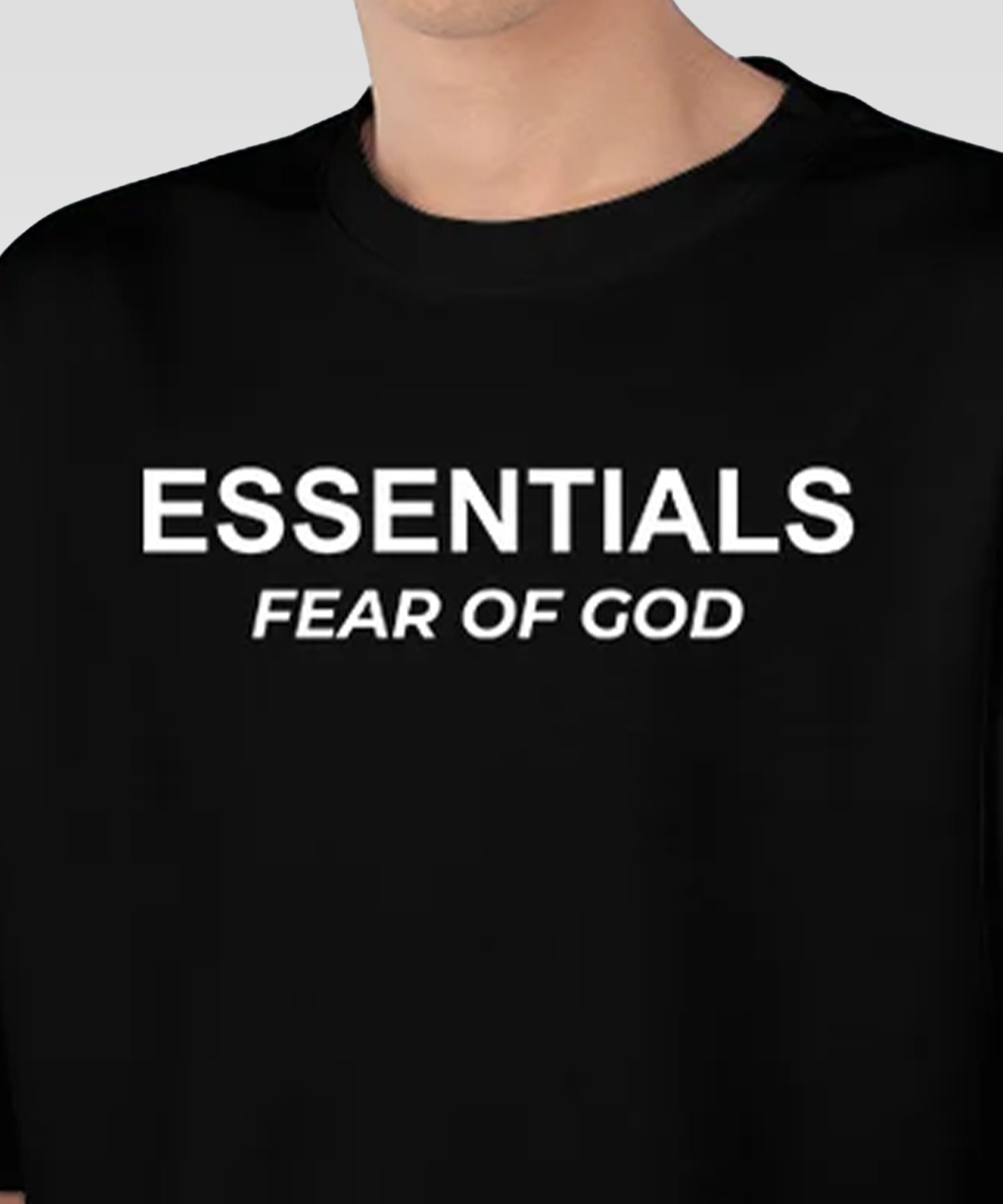 J&JP Men Oversized Back Printed T-Shirt-Black