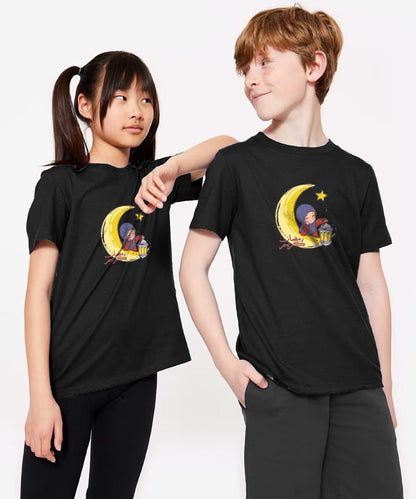 Kids Unisex Ramzan T-Shirt- Black