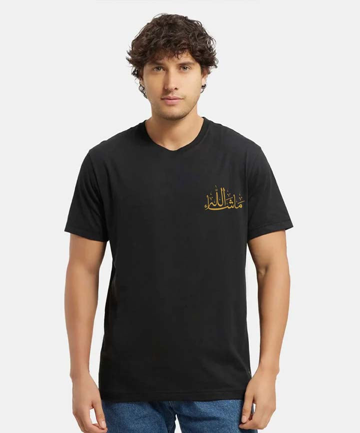 Men Ramzan T-Shirt- Black