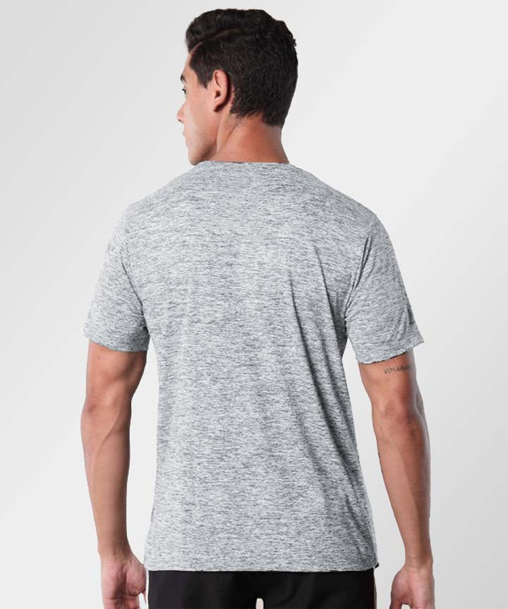 J&JP Texture Printed grey tshirt