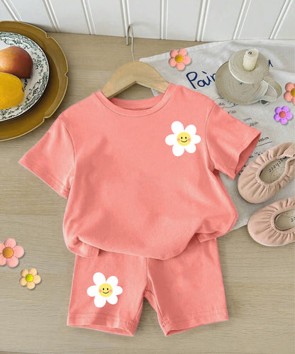 Kids-Girls- Set- Peach