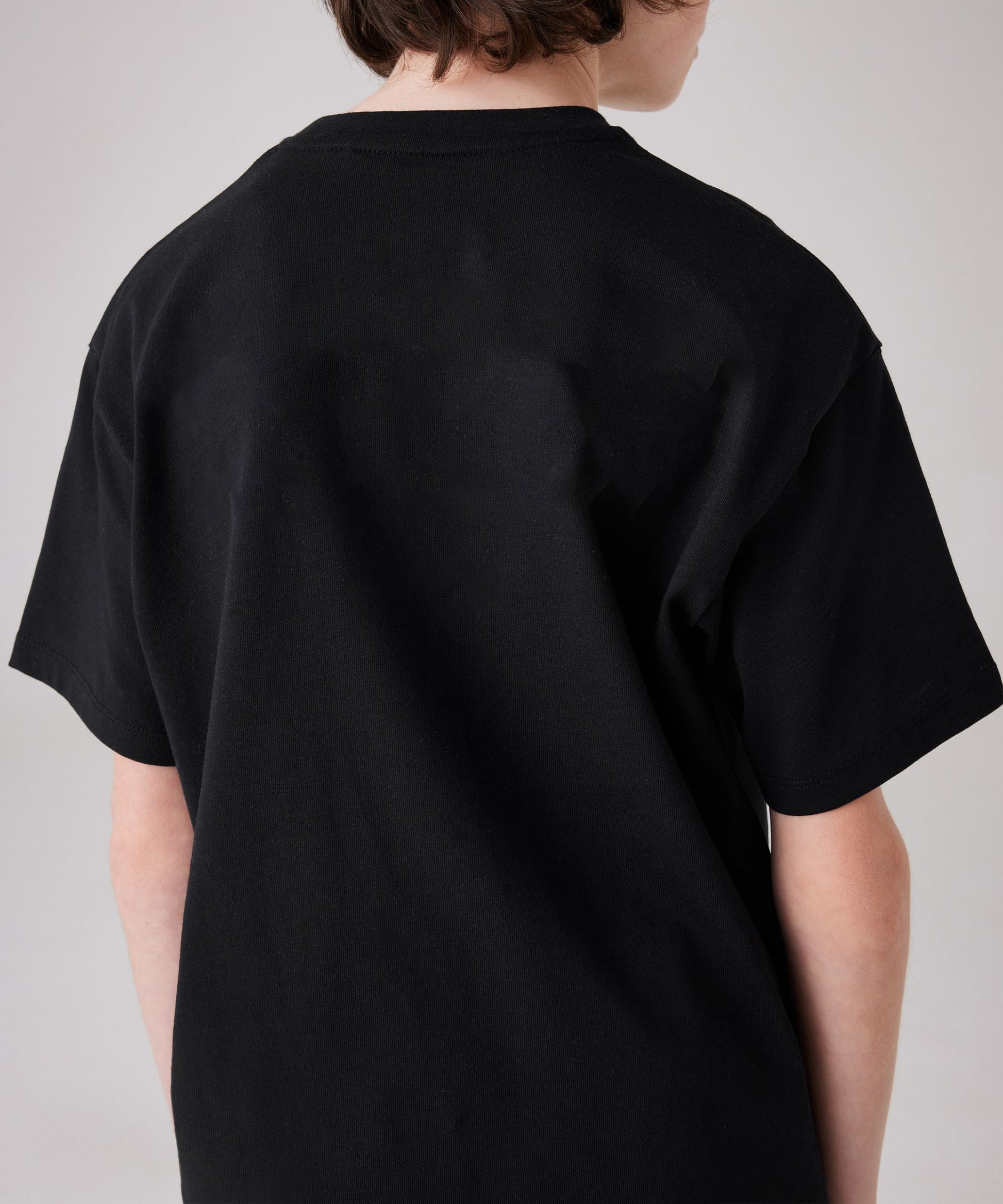 J&JP Mahabharat Cartoon Printed Boys Oversized T-Shirt- Black