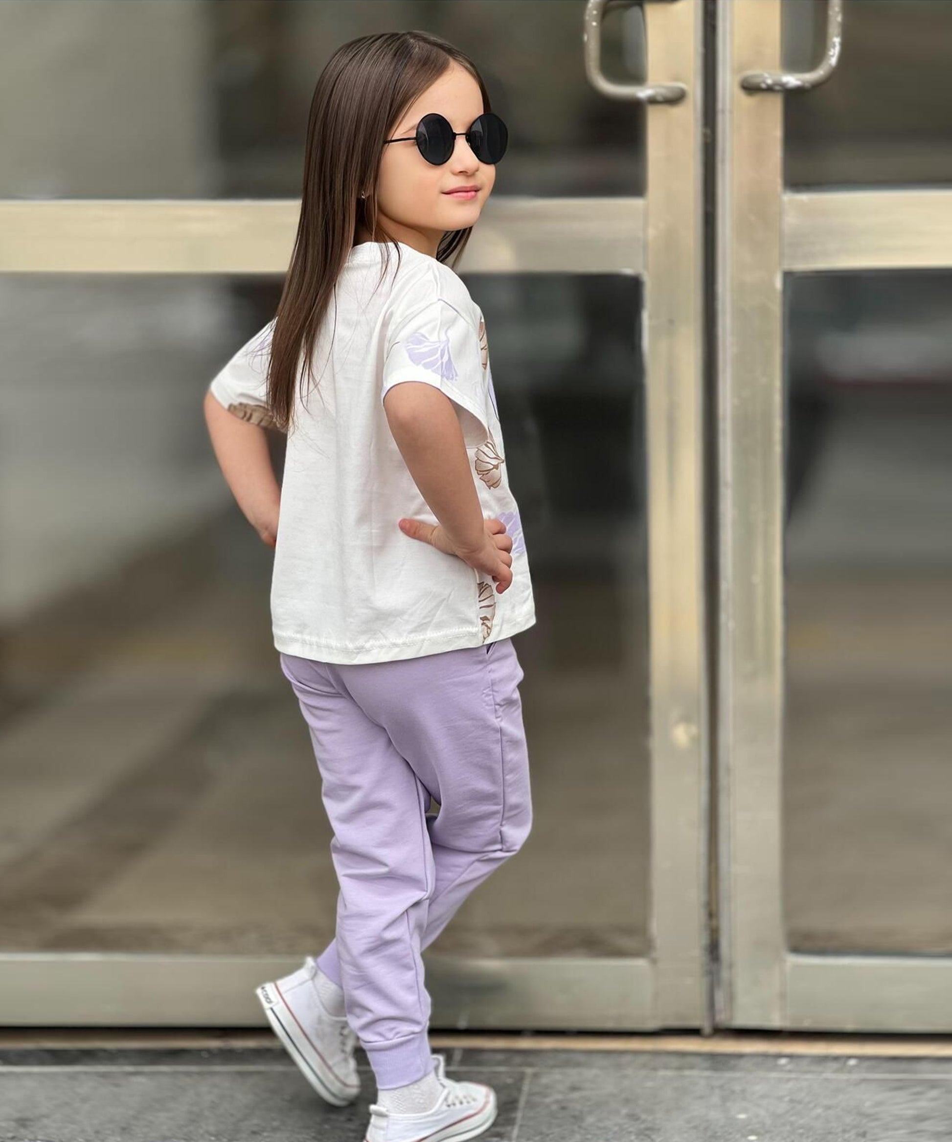 Kids-Girls- Set-Purple