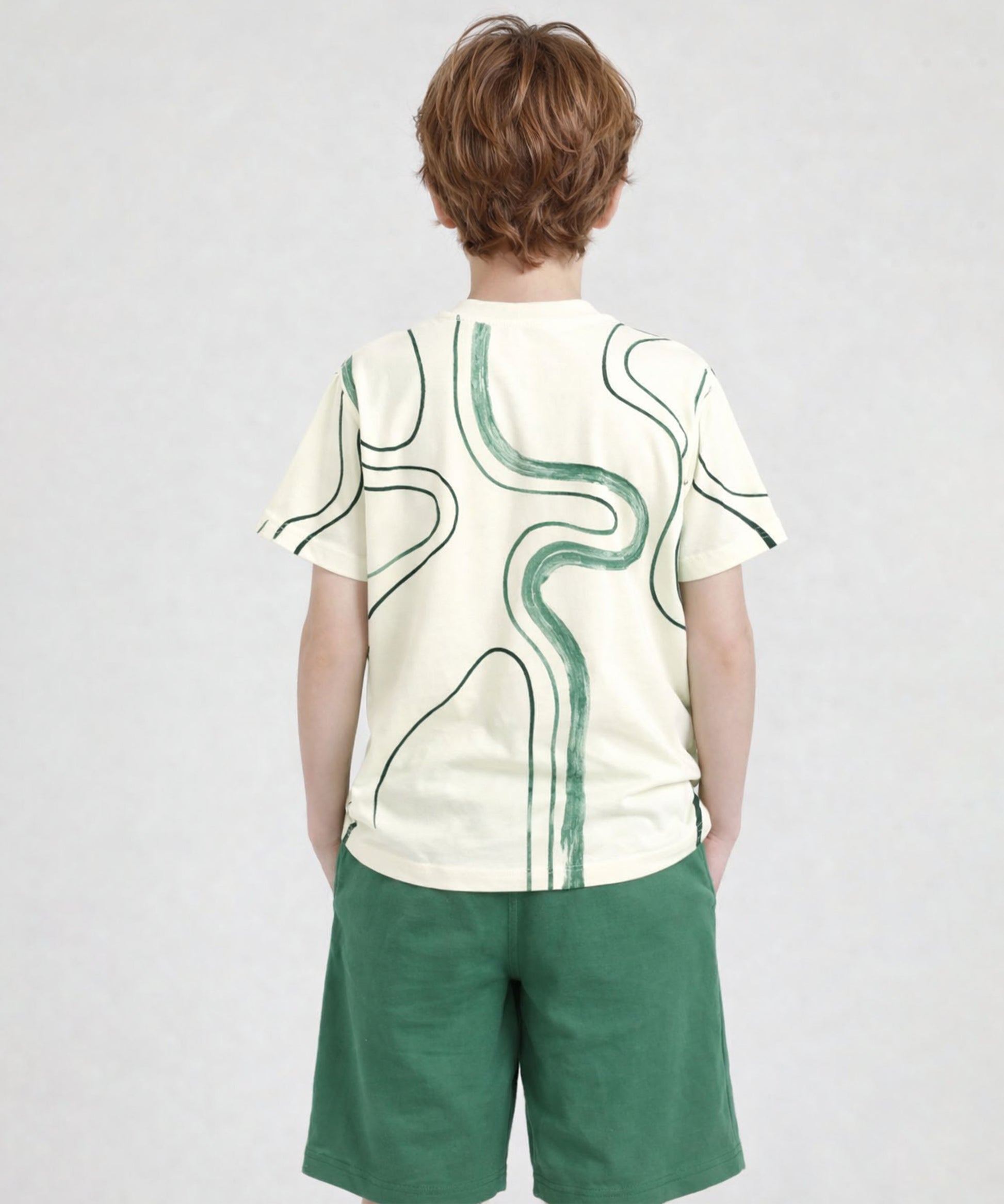 J&JP Boys Logo Graphic Printed T-Shirt and Shorts Set