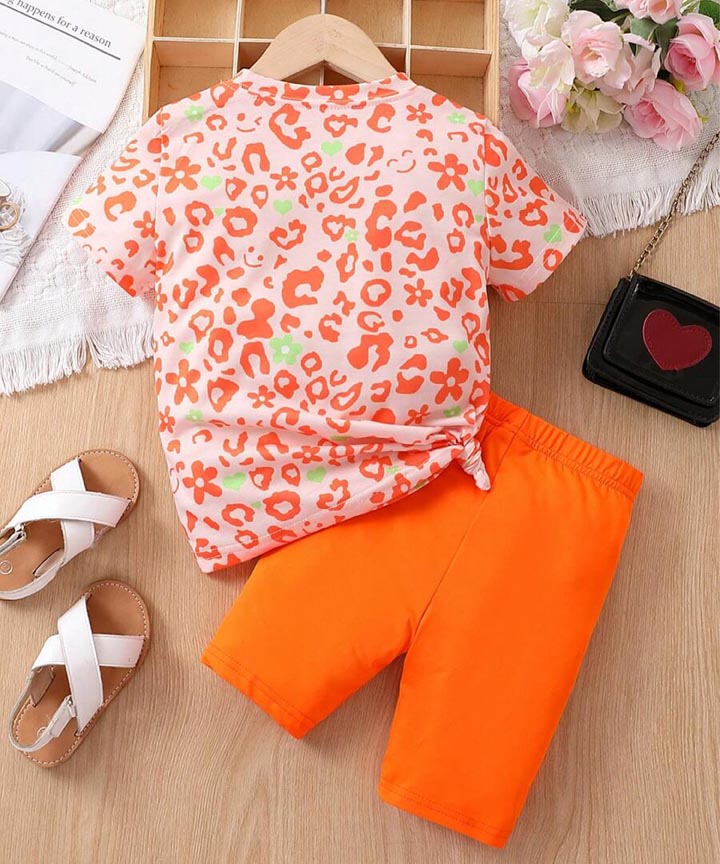 Kids-Girls- Set- Orange