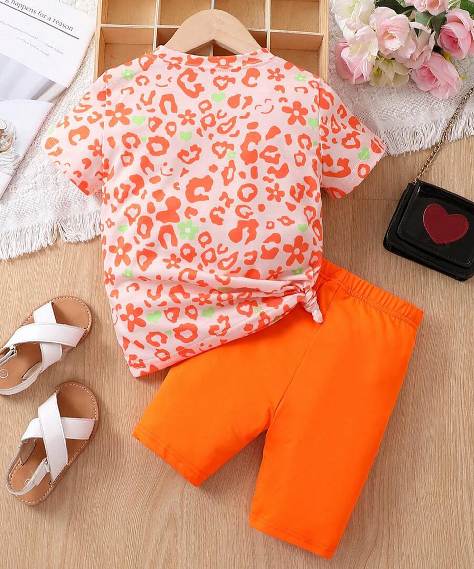 Kids-Girls- Set- Orange