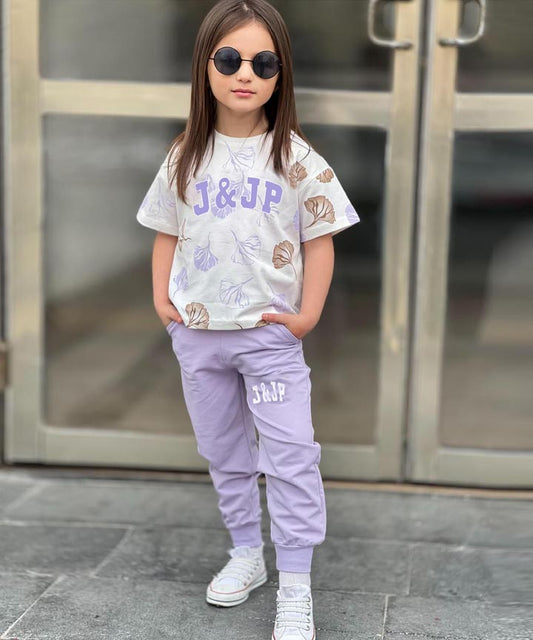 Kids-Girls- Set-Purple
