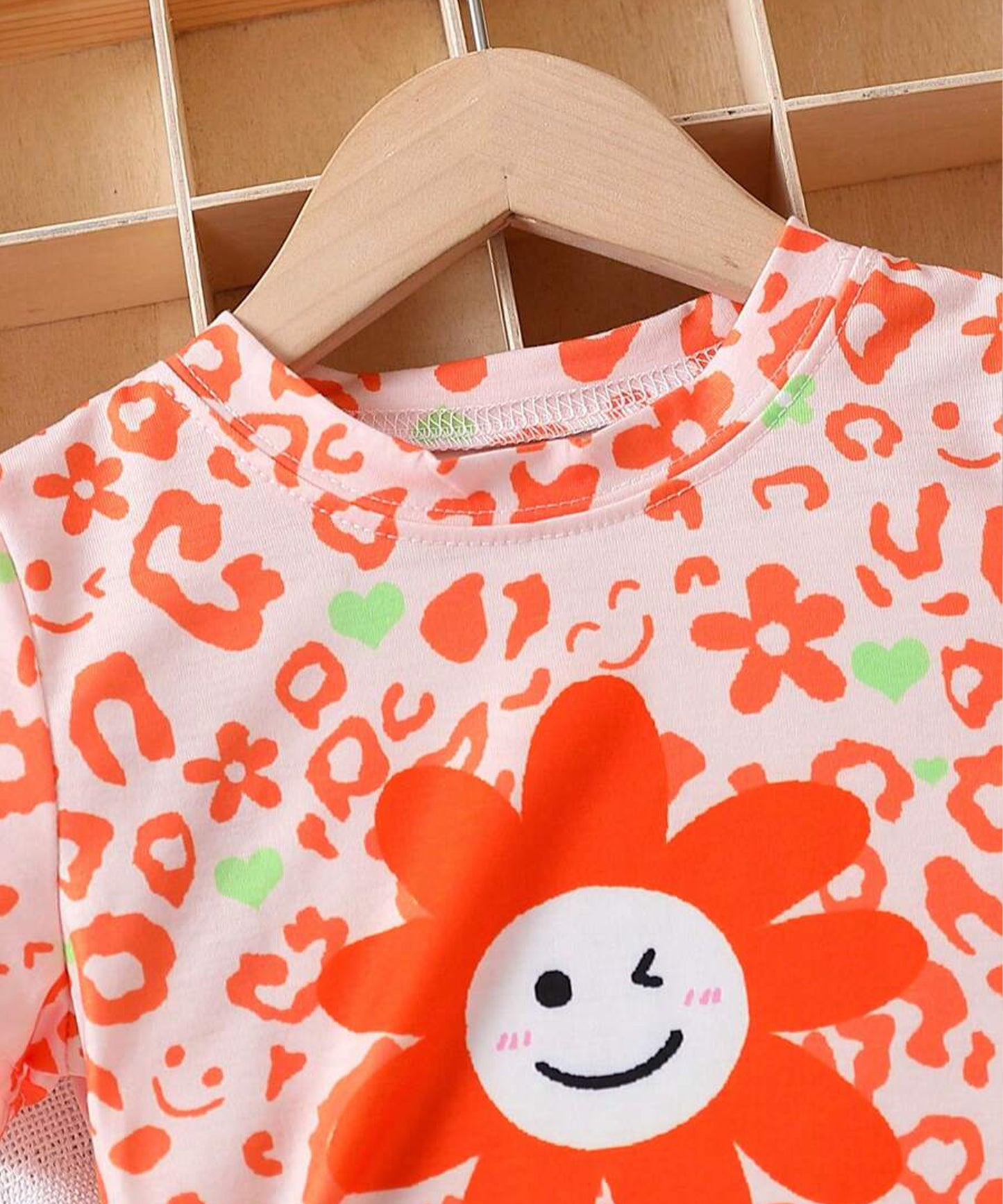 Kids-Girls- Set- Orange