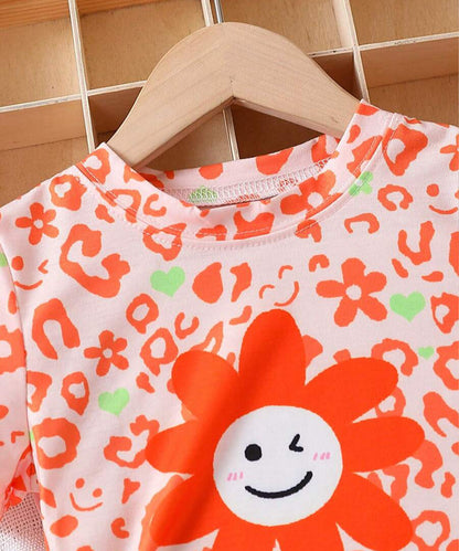 Kids-Girls- Set- Orange