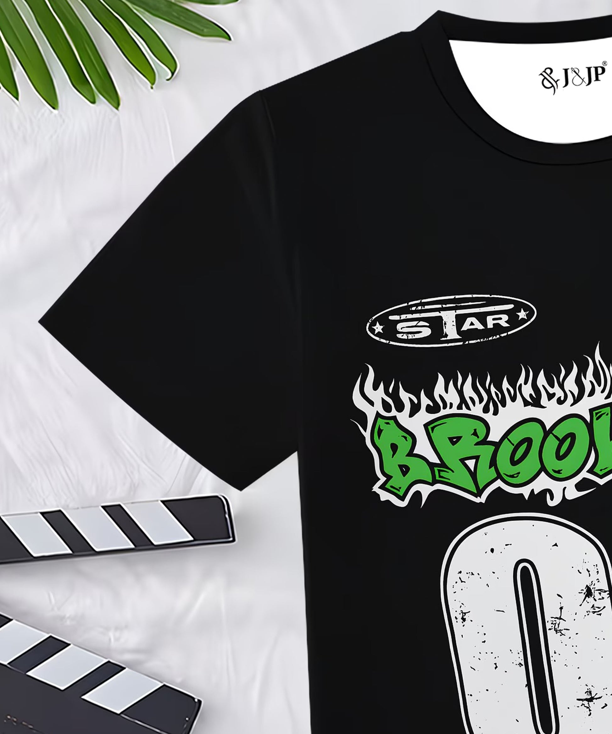J&JP Boys Brooklyn 08 Graphic T-Shirt with Track Pants Set