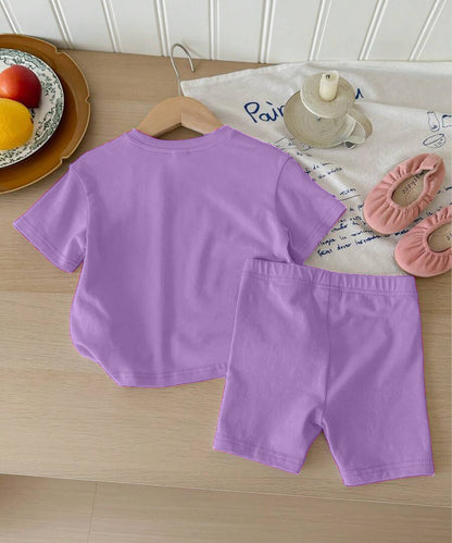 Kids-Girls- Set- Purple