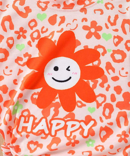 Kids-Girls- Set- Orange