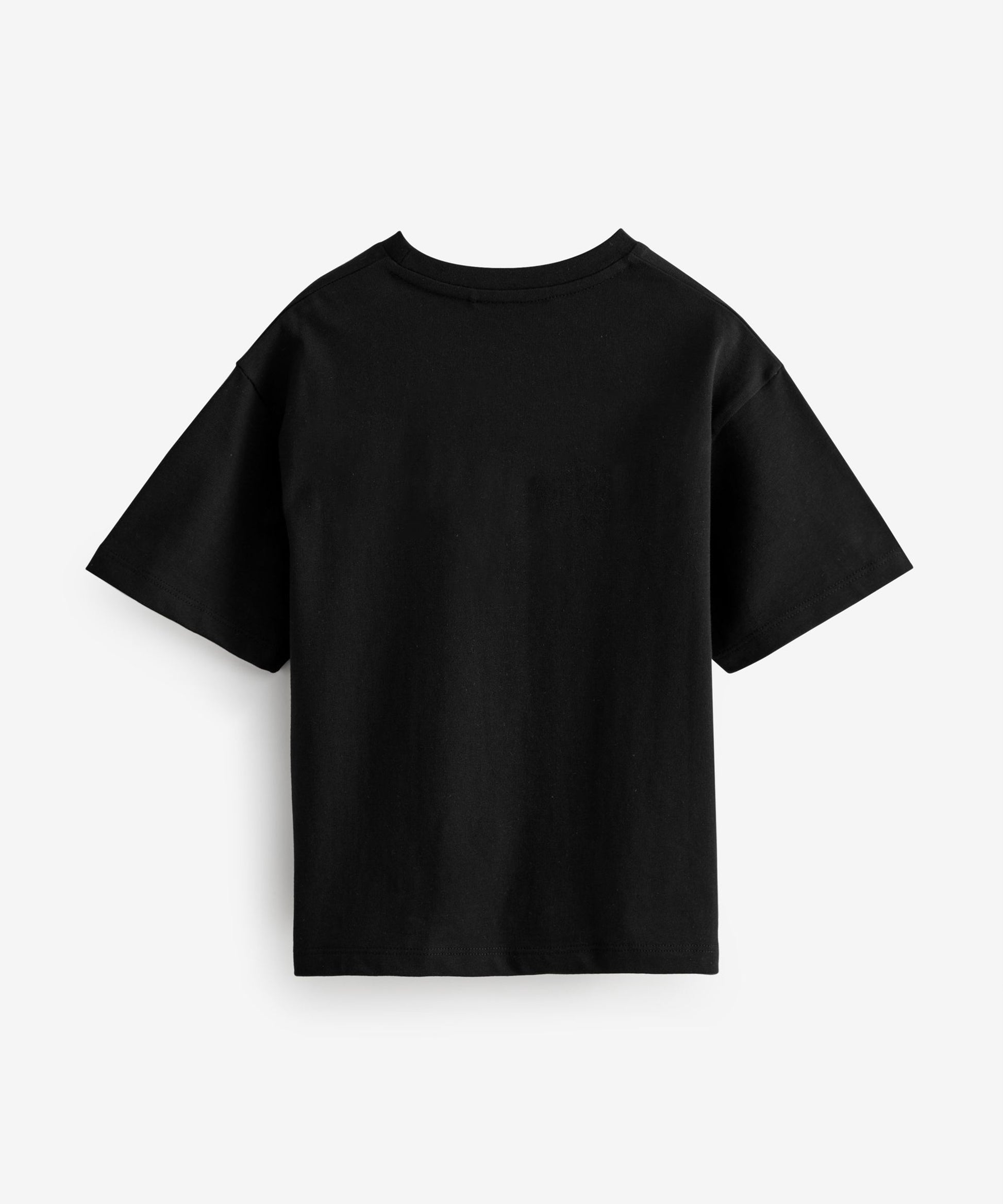J&JP Mahabharat Cartoon Printed Boys Oversized T-Shirt- Black