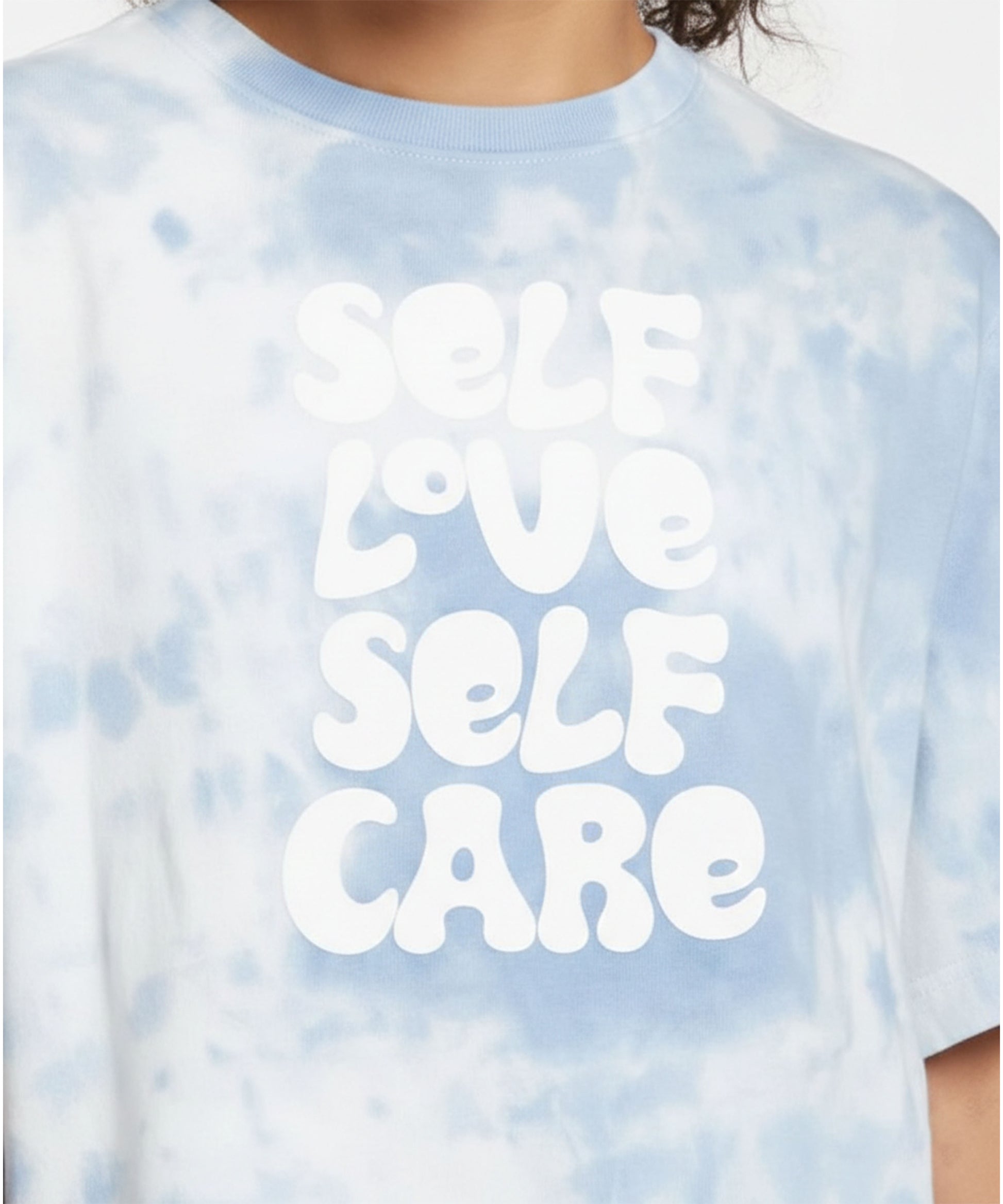J&JP Girls Self Love Self Care Tie-Dye T-Shirt Casual Comfort Tee