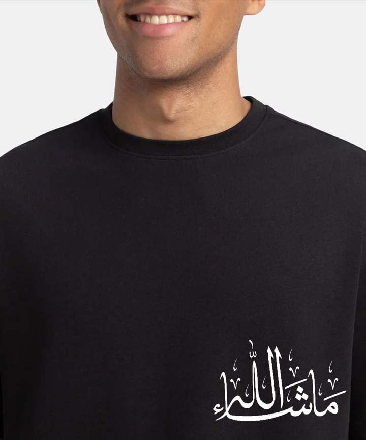 Men Ramzan T-Shirt- Black