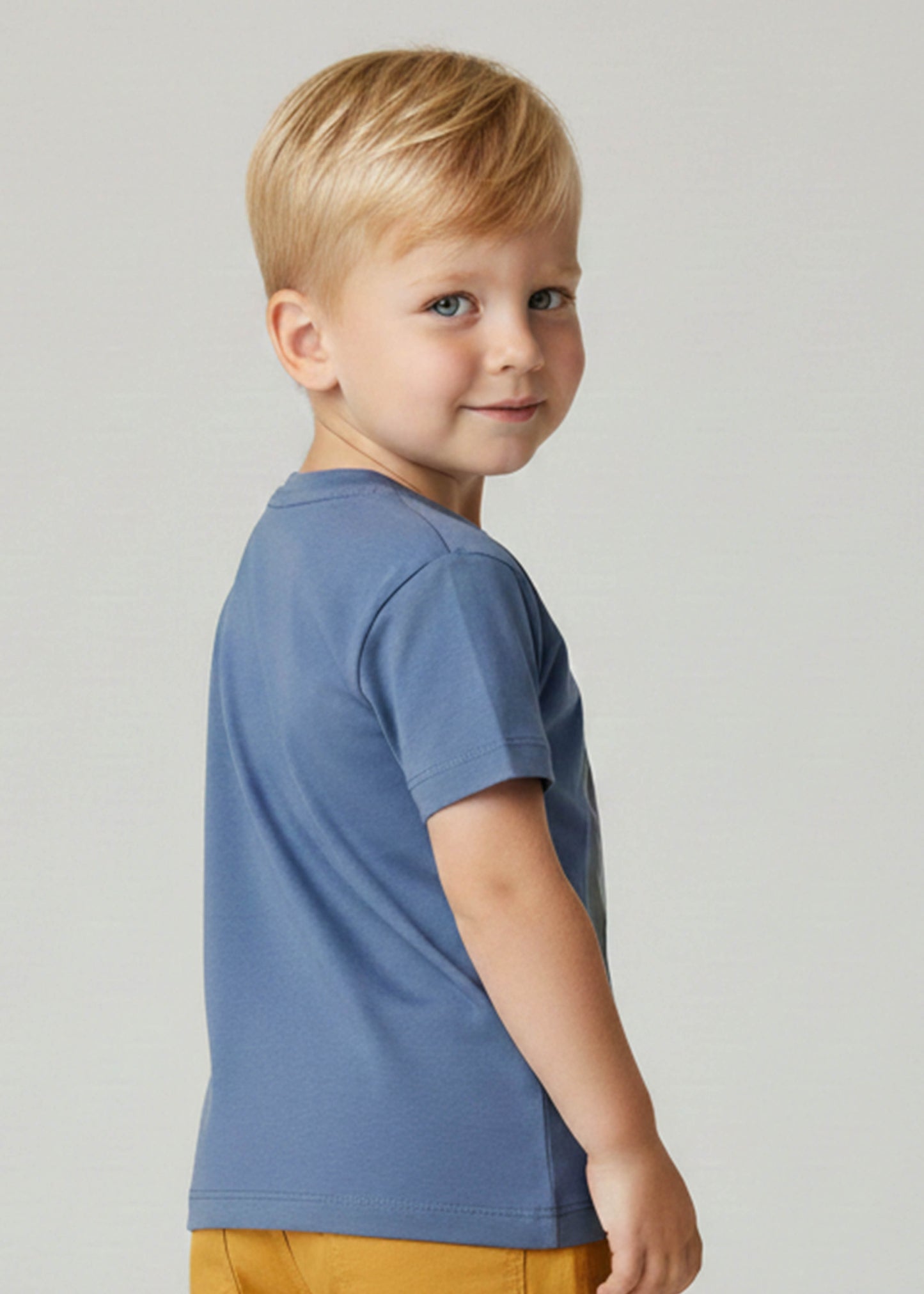 J&JP Boys Animal Graphic Printed Casual Blue T-Shirt