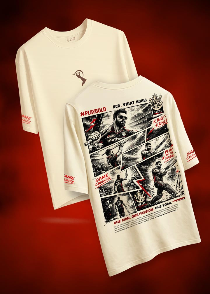 Red Army Play Bold Graphic Cricket Fan T-Shirt – Comic Panel Sports Edition