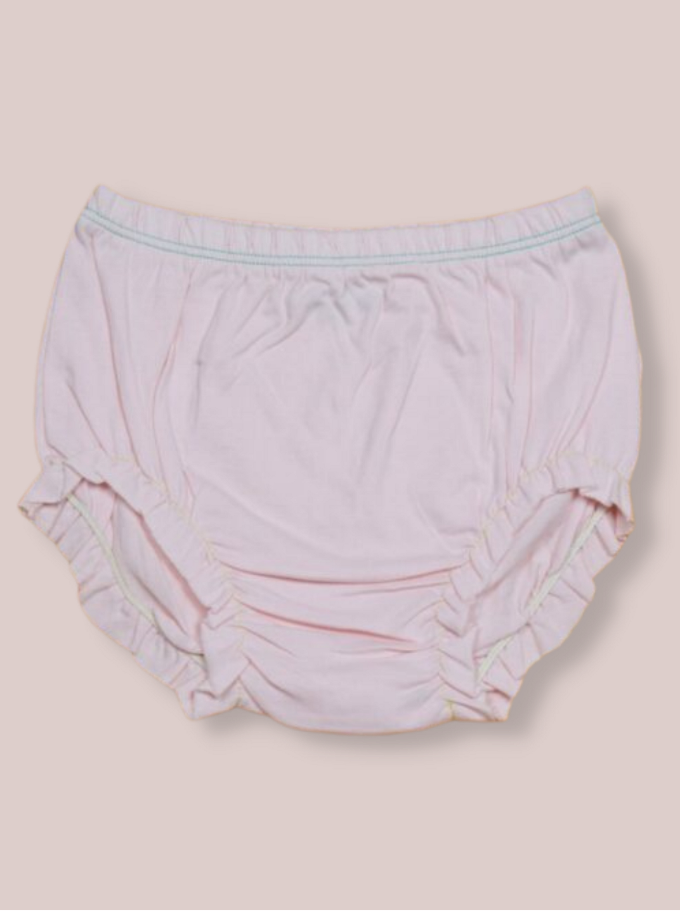 Kids Pink Single Jersey Solid Pant