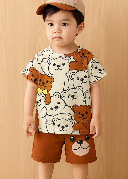 Kids-Boys- Set-Brown