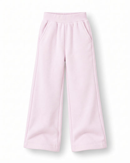 J&JP Girls Pink Printed Zipper Hoodie and Pant Set