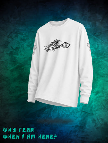 LORD MURUGAN DIVINE GRAPHIC FULL SLEEVE T-SHIRT