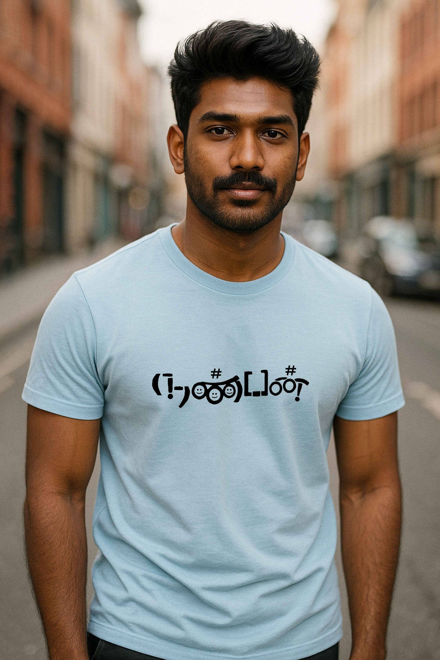 Govalu Nesamani Tshirt-Sky blue