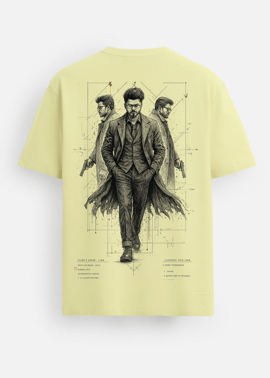 GOAT Series Back Graphic Regular Fit T-Shirt for Men