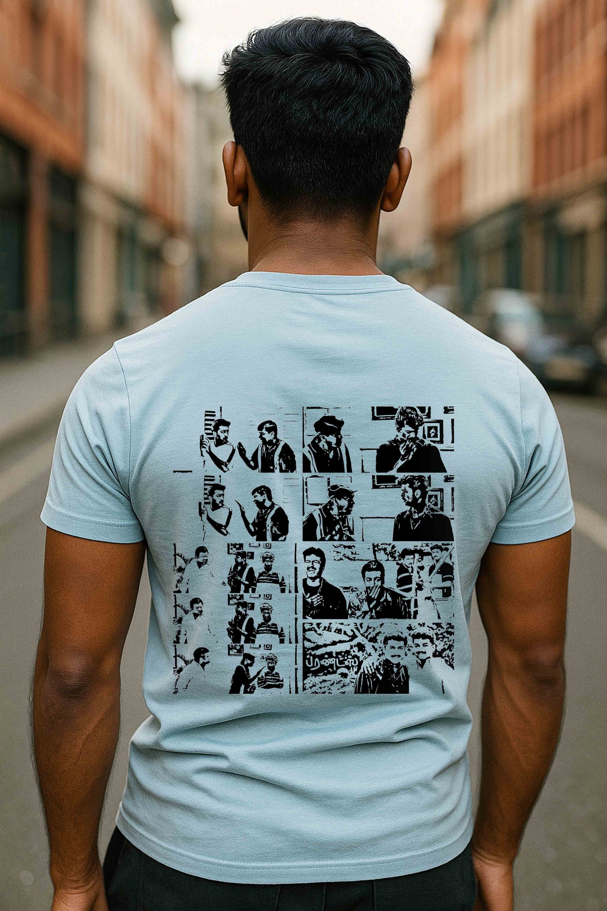 Nee pudungurathu pooram thevai illatha aani taan Nesamani Tshirt-Sky blue