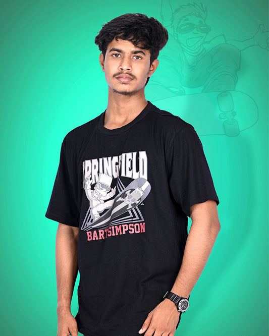 J&JP Mens Springfield Printed Tshirt