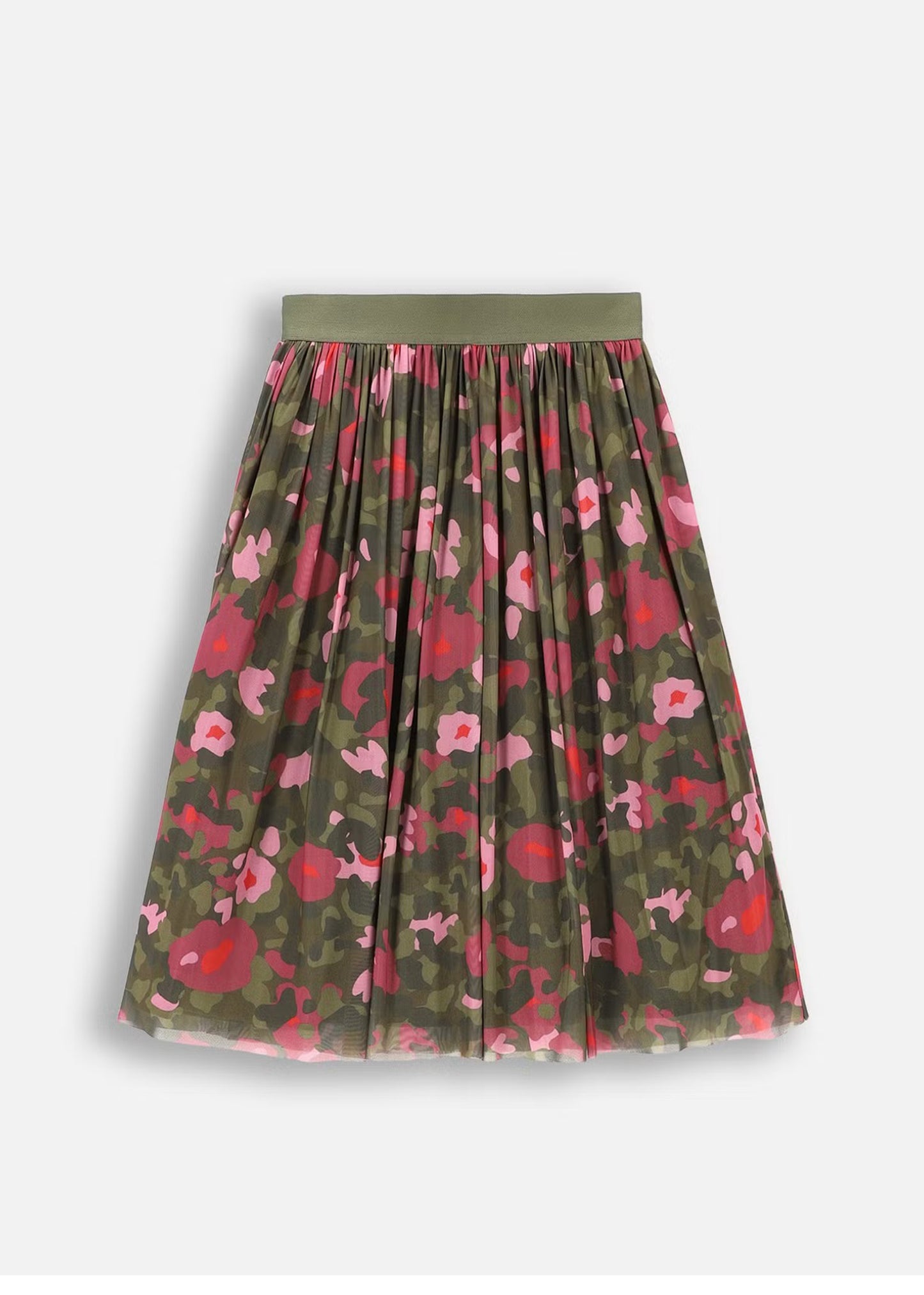Kid Girls Printed Multicolor Skirt