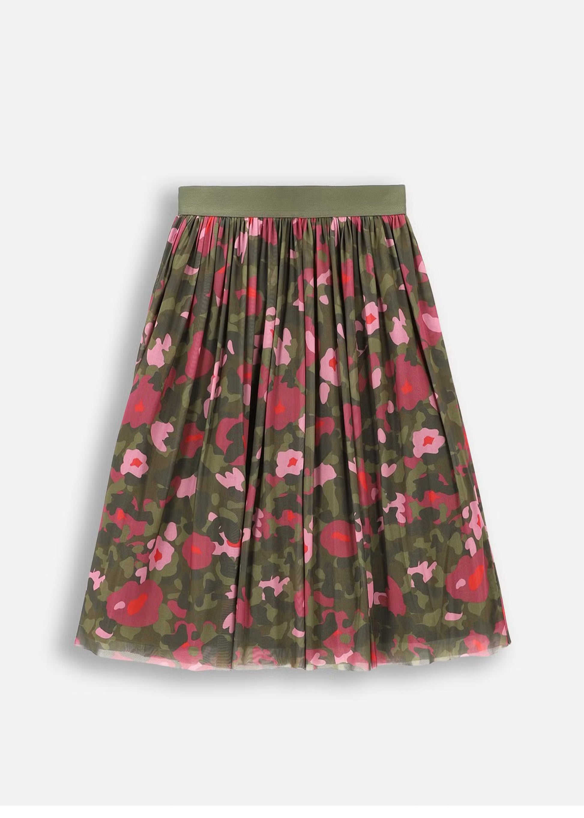 Kid Girls Printed Multicolor Skirt