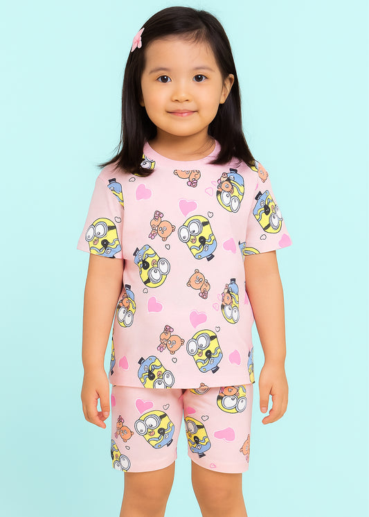 Kids unisex coord set-Minion