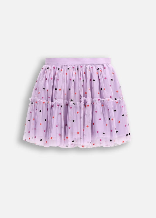 Kids Girls Skirt Lavender Color