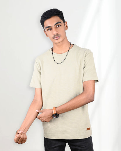 J&JP Men's Tshirt -Light Olive