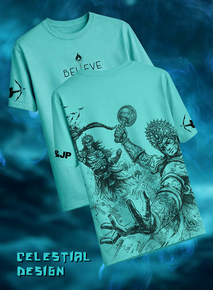 COSMIC - KRISHNA AND ARJUNA GRAPHIC TSHIRT