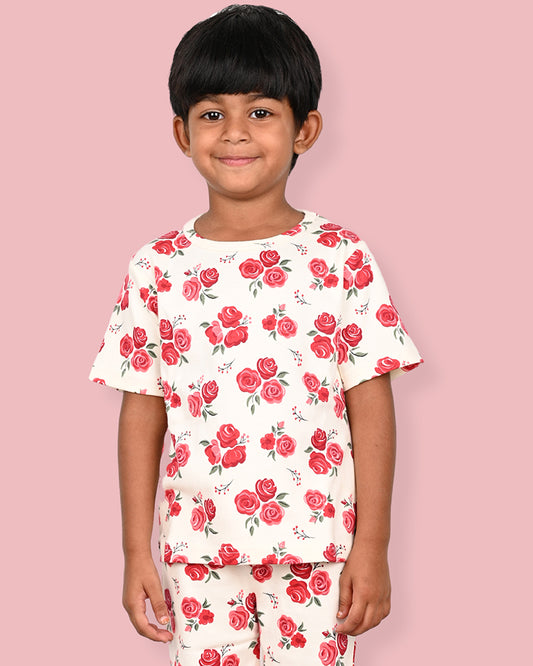 Kids Printed Half Sleeve Multi colour t-Shirt and Pant