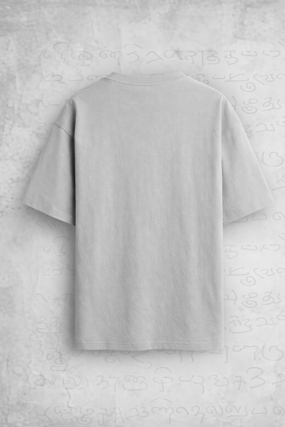 J&JP Men's yazhi Printed Five Sleeve T-shirt- Grey