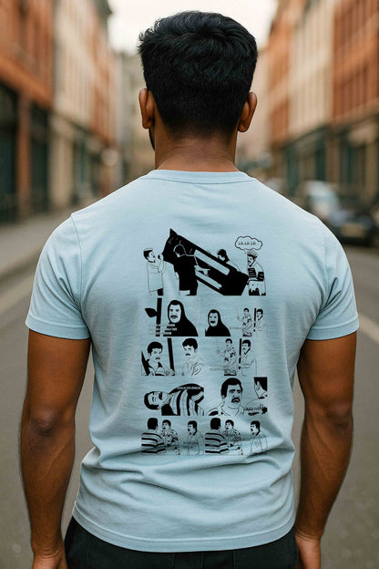 Govalu Nesamani Tshirt-Sky blue