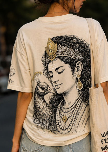 WOMENS LORD MURUGAN DIVINE GRAPHIC T-SHIRT