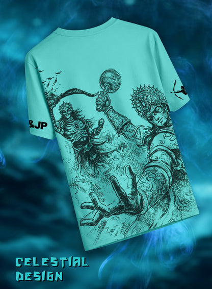 COSMIC - KRISHNA AND ARJUNA GRAPHIC TSHIRT