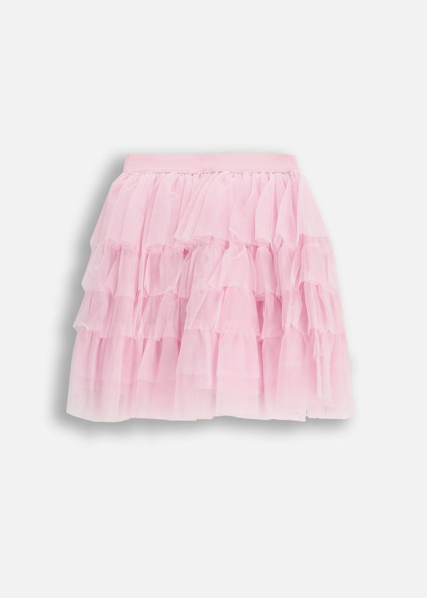 Kids Girls Solid Lite Pink Skirt