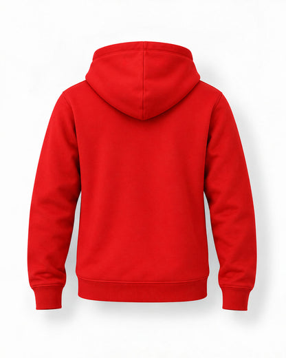 J&JP Boys Red Spider Themed Printed Full Sleeve Hoodie