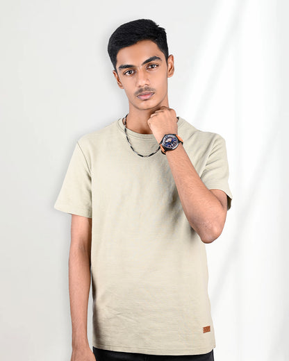 J&JP Men's Tshirt -Light Olive