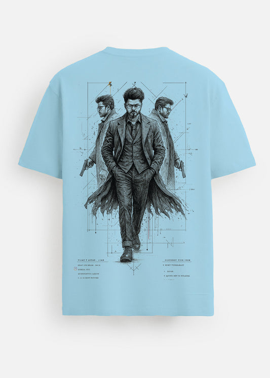 GOAT Series Back Graphic Regular Fit T-Shirt for Men